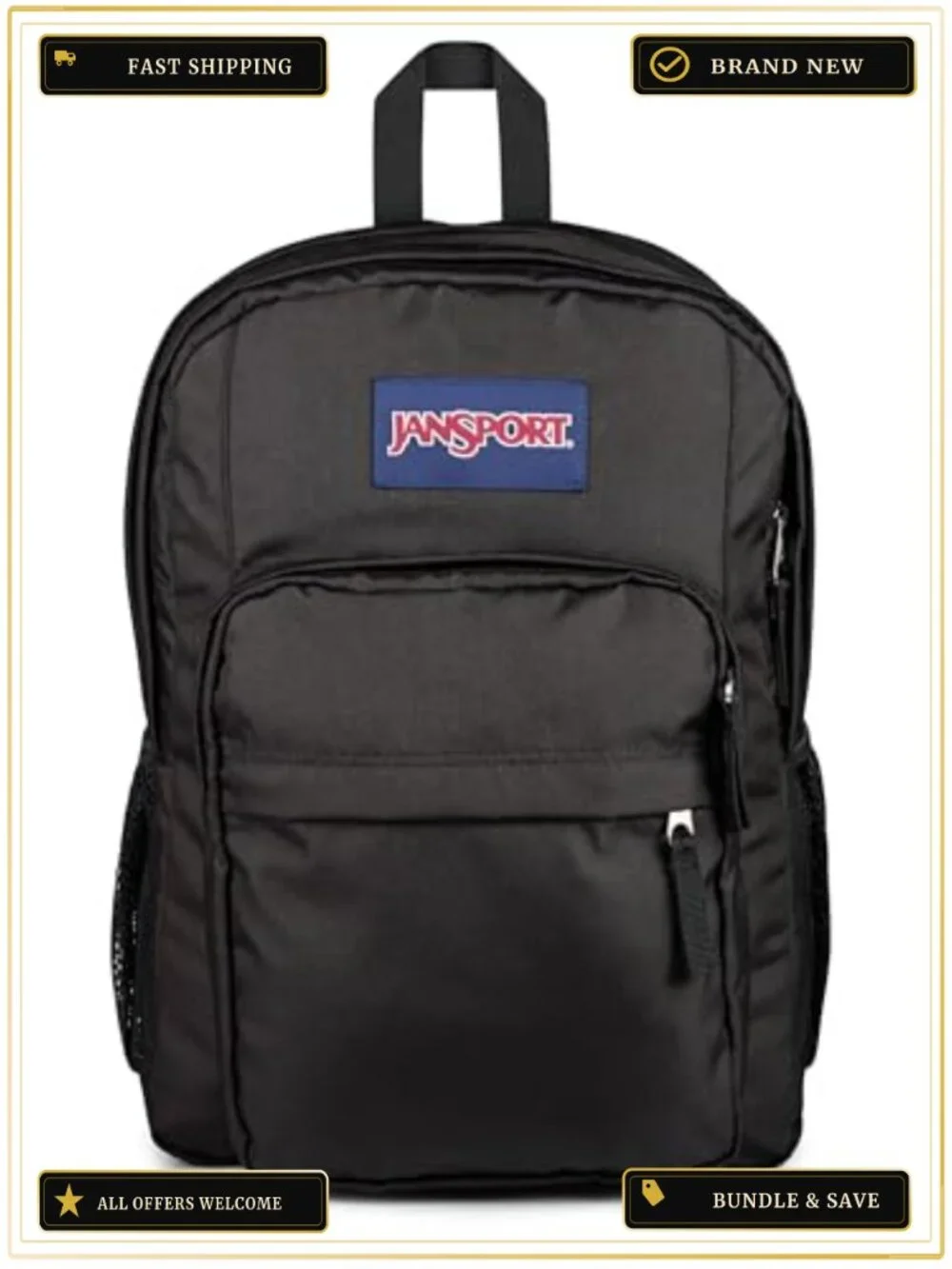 JanSport Big Plans Backpack with Laptop Compartment, 34L, Polyester